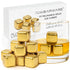 Gold Reusable Ice Cubes - Set Of 10